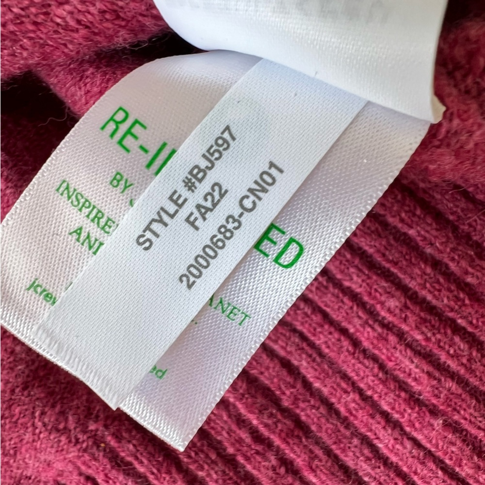 J.CREW Cranberry polo Collared V-Neck Sweater - Picture 9 of 9